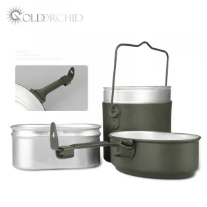 Best selling camping aluminium pot cookware sets cooking
