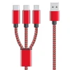 best selling powerbank custom fast charging 3 1 charger 3 in 1 usb cable