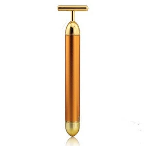 Best selling products 2018 in usa beauty machine portable facial lift 24K golden beauty massager Bar