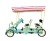 Import Bestselling Family Style Quadricycle Surrey Sightseeing Bike Tandem Bicycle 4 Person Surrey Bike from China