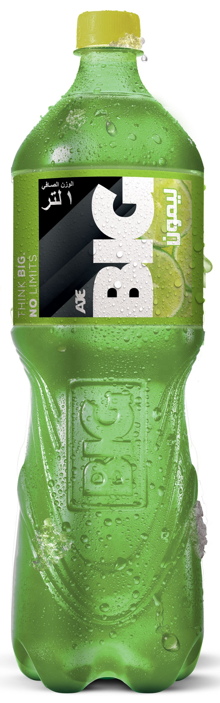 Buy Big Carbonated Soft Drink Lemon 1000ml, 1liter Lemon Flavor Fizzy