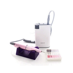 BIN 35000RPM Portable Nail Drill Manicure Set File Nail Pen Machine Kit With Battery