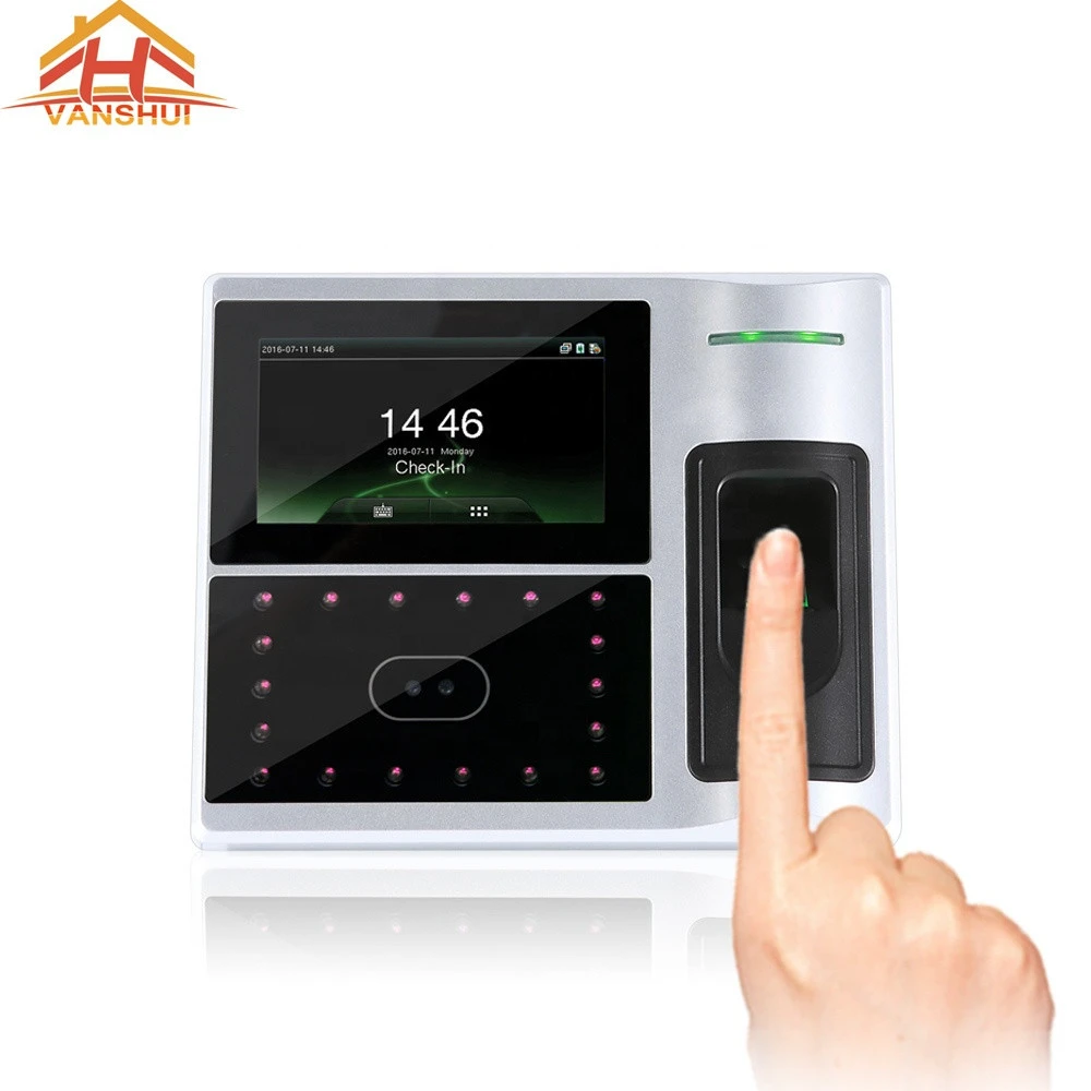 biometric time clock with door access control system/face recognition/CE/FCC/ROHS (uface)