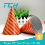 Birthday Party Paper Hats for kids/Colorful Party Child Paper Hats/Custom Children Paper Party Hats
