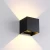 Import Black 6W LED Wall Lamp Outdoor Waterproof IP65 Modern Nordic style sconce lighting from China