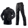 Black Multicamo Color Outdoor Rip-Stop Tactical Sports Acu Uniform