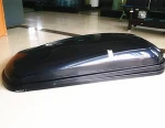 Black plastic car roof box SUV roof box car roof top luggage cargo carrier box 500L