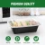 Import Black White Lunch Box Microwave Multiple Clear Plastic Disposable Lunch Box Food Takeaway Plastic Clear Storage Food Container from China