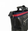 BLACK&RED HYBRID leather cloth carbon fiber fashion briefcase
