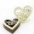 Import Blank love heart wood name blessing gift tag slice craft for christmas, birthday party, wedding decoration from China