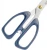 Import blue household multi office scissors stainless steel scissors short paper industrial v from China