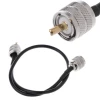 BNC Male Connectors 50 Ohm RG58 Coaxial Cable Black RF Coaxial UHF PL259 Male to male female RG58 coaxial cable 4M 10M