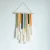 Import Bohemian rainbow macrame wall hanging Multicolor yarn wrapped wallhanging from China