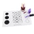 Import BPA Free Bulk Transparent Soft Art Decoration Silicone Tools Stamping Nail Manicure Practice Mat from China