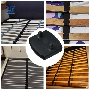BQLZR 50mm Plastic Double Head Bed Slat Holders Replacement for Holding and Securing Wooden Slats on The Bed Base