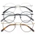 Brand design ready goods new model eyewear optical metal frame glasses frame to block blue light wholesale