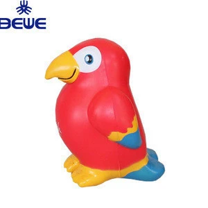 Brand New Custom Made Cheap Soft Toy PU Parrot Stress Ball