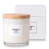 Branded Highly Scented Candle in Frosted Glass Jar with Lid