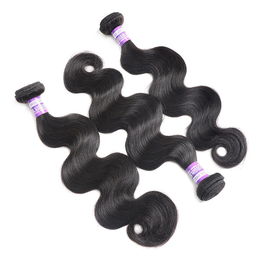 Brazilian Virgin hair wigs Bundle With Body Wave Lace Closure Human curly Inch virgin cuticle aligned Human Hair