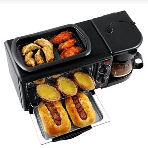 Breakfast set toaster kettle coffee maker 3 in 1