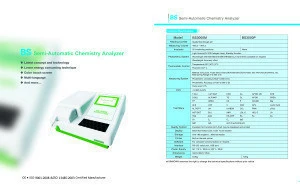 BS-3000 semi-automatic biochemistry analyzer chemistry analyzer