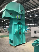 Buckwheat/millet/oats/quinoa/rye/lentils/seed processing line needs Maosheng TDTG vertical bucket conveyor/elevator to transport