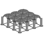 Building Material High Quality Customized Disposable Plastic Formwork for Construction