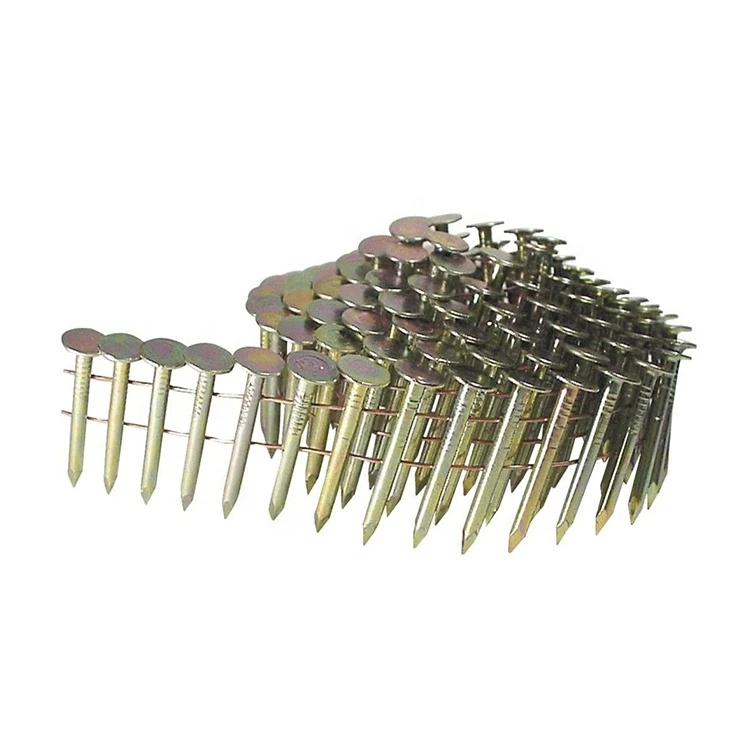 Bulk Wholesale Coil Nails Electro-Galvanized Stainless Steel Anti-Rust And Durable Coil Nails