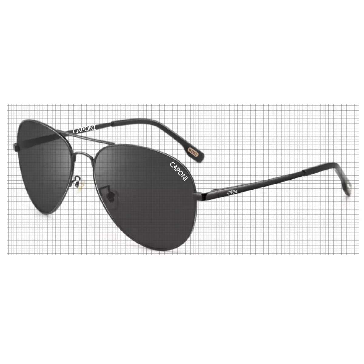 CAPONI New Men Casual Sun Glasses Polarized Driving Sports Outdoor High Quality TAC Lens Anti UV400 Sunglasses