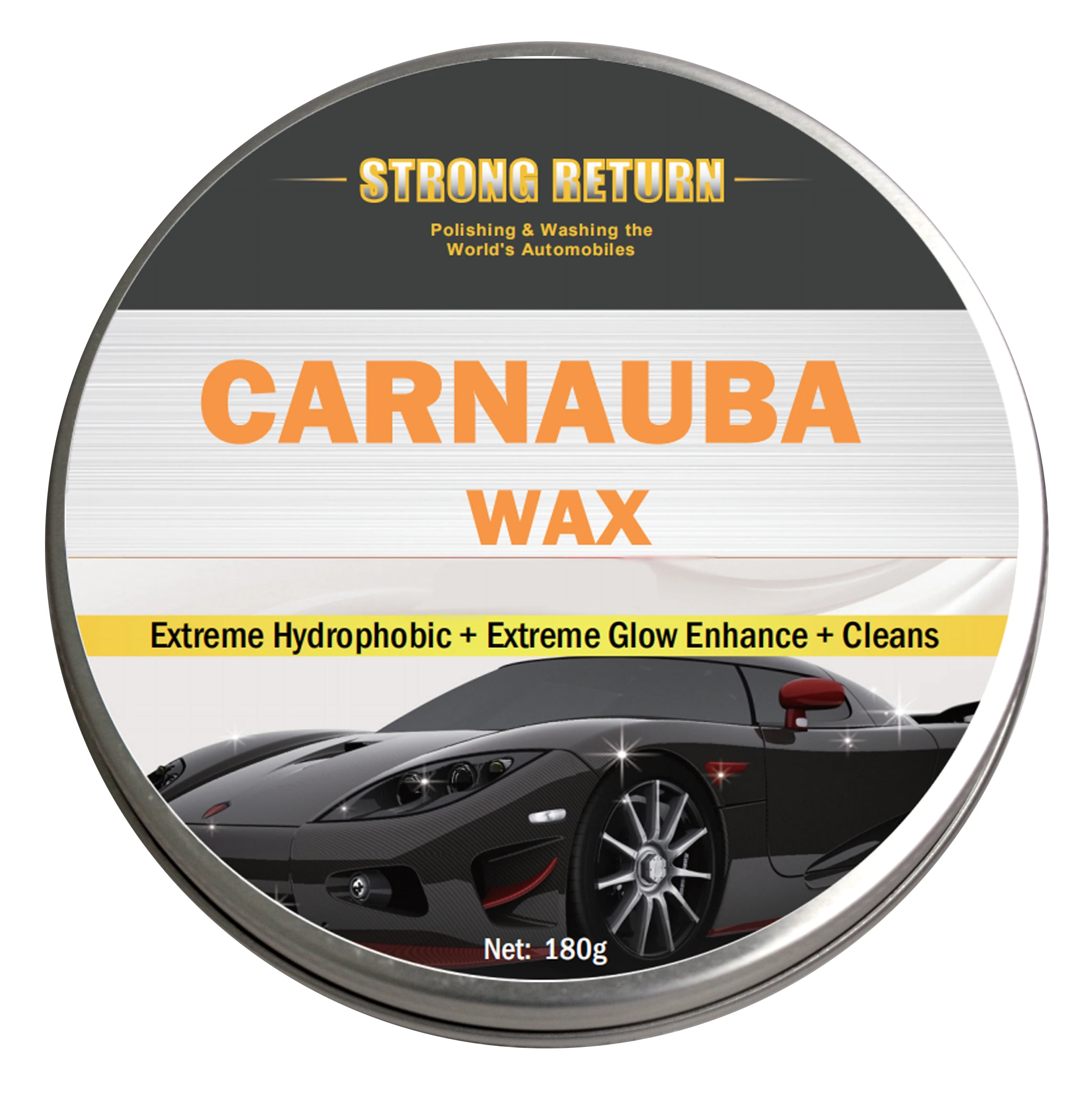 Car care soft paste car wax 180g
