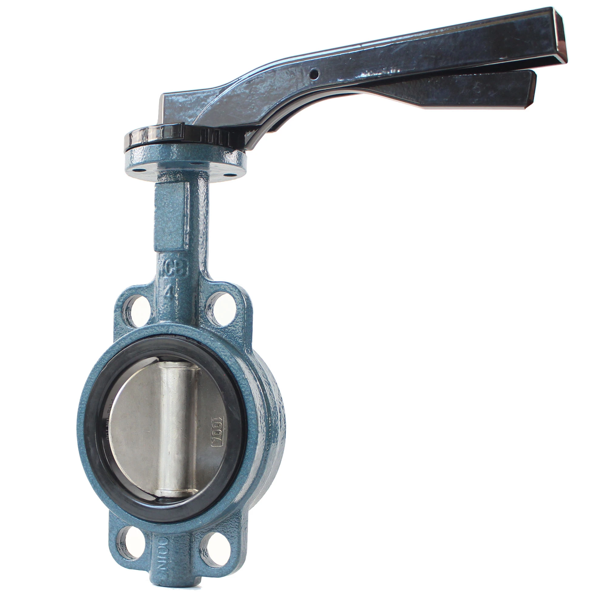 Carbon Steel Butterfly Valve Price WCB 4 6 8 inch  EPDM NBR Seat Manual Wafer Butterfly Valve
