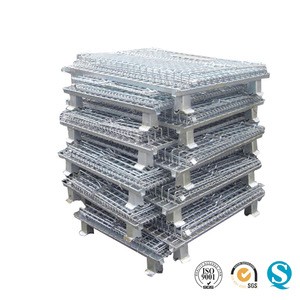 Cargo and Storage Equipment Steel Storage Cage with Wheels