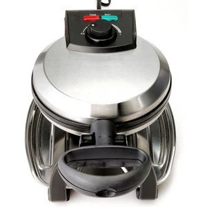 CE GS RoHS CB ETL 360 degree Rotating 1&quot; thickness Belgian Rotary Waffle Maker