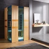 Ceder wood dry steam sauna room for 1 to 3person use with suana heater SH201