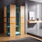 Ceder wood dry steam sauna room for 1 to 3person use with suana heater SH201