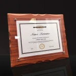 Certificate Frame A3A4A5 Document Multi-color Graduation Diploma Frame Wood A4 Certificate Wooden Frame With Tassel