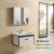 Import Chaozhou factory aluminum bathroom wash basin cabinet set with mirror cheap price waterproof wall mounted cabinet vanity set from China