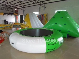 Cheap 3m Floating Inflatable Water Trampoline Summer Lake Play Equipment