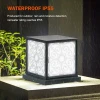 Cheap aluminum stone gate pillar outdoor waterproof ip55 220v led garden lamp