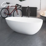 cheap bathroom artificial stone bathtub