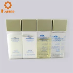 Cheap hotel body wash shower gel & shampoo pet bottles