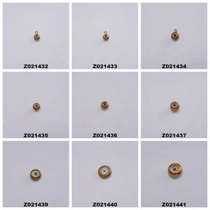 Cheap price fashion jewelry accessories 3*5mm round silicone shape stopper beads