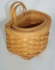 Cheap price hanging wall flower bamboo basket-handmade basket