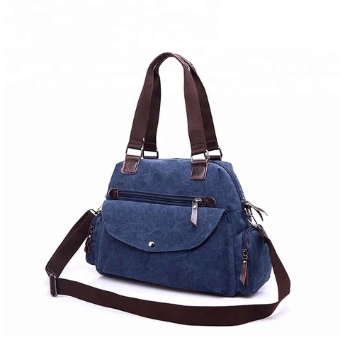 cheap price lady hand bag hand carry bag fashion canvas tote hand messenger bag