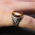 Import Cheap Turkish Jewelry Man Rings From Silver Red Green Agate Tiger Eye Stone Ring from China
