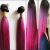Import Cheap100% Unprocessed Human Hair 1B with Dark Pink Ombre Virgin Indian Remy Temple Hair Weaving Double Weft from China