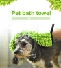 Chenille double side use easy wipe soft pets baths gloves towels