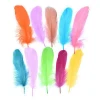 Child DIY Use Soft Goose Feather Dyed Red 6-8inch/15-20cm 100pcs Carnival Diy Costume Headdress