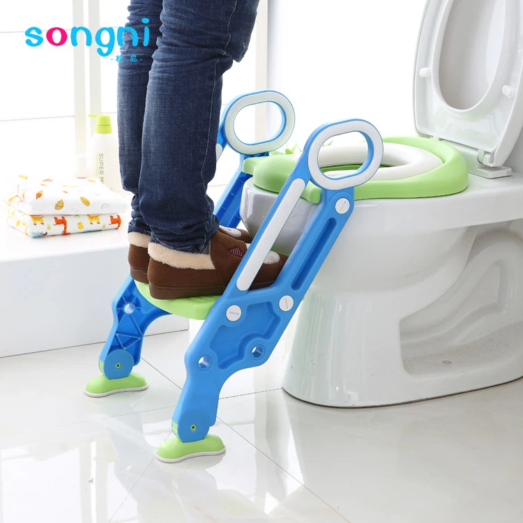 Children Toilet Seat Kids Toilet Folding infant potty chair Training Portable Baby Potty Seat With Ladder