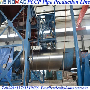 China Automatic DN600-1600 PCCP Pipe Steel Cylinder Spiral Welder